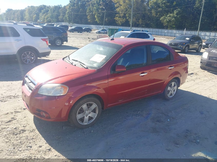 2009 Chevrolet Aveo Lt, Обычный износ, IAAI, VIN KL1TG56E29B607633 — фото 2