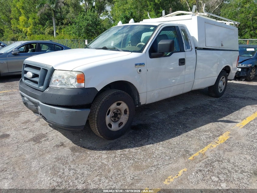 2008 Ford F-150 Stx/Xl/Xlt, Rear, IAAI, VIN 1FTRF12248KD93415 — photo 2