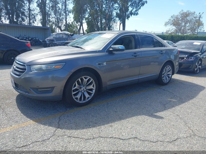 2013 Ford Taurus Limited, Rear, IAAI, VIN 1FAHP2F84DG235527 — photo 2