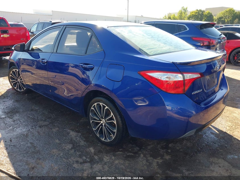 Vin: 2t1burhe9fc346323, lot: 46877162, toyota corolla s plus 20153