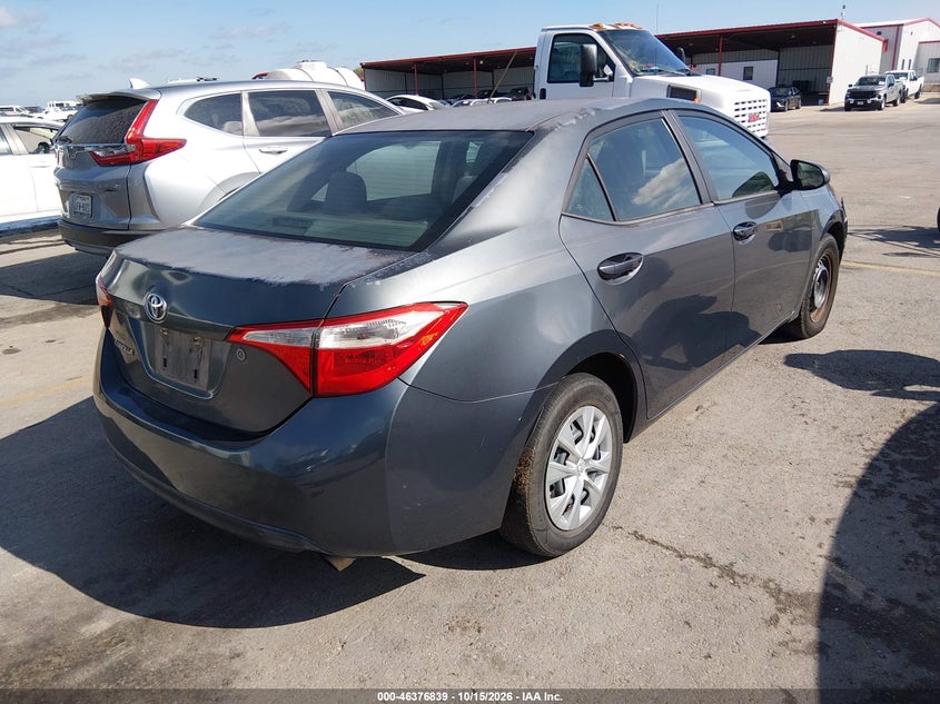 Vin: 5yfburhexep016611, lot: 46877172, toyota corolla l 20144