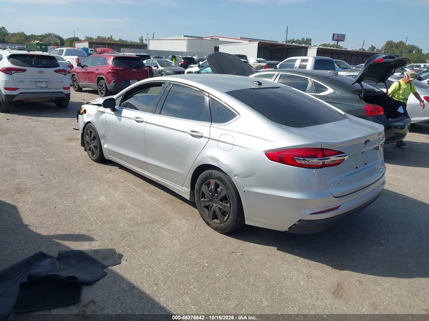 Vin: 3fa6p0g79kr250158, lot: 46877175, ford fusion s 20193