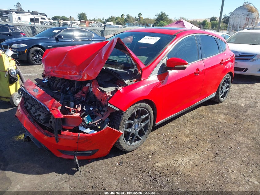 Vin: 1fadp3k22gl340505, lot: 46877186, ford focus se 20162
