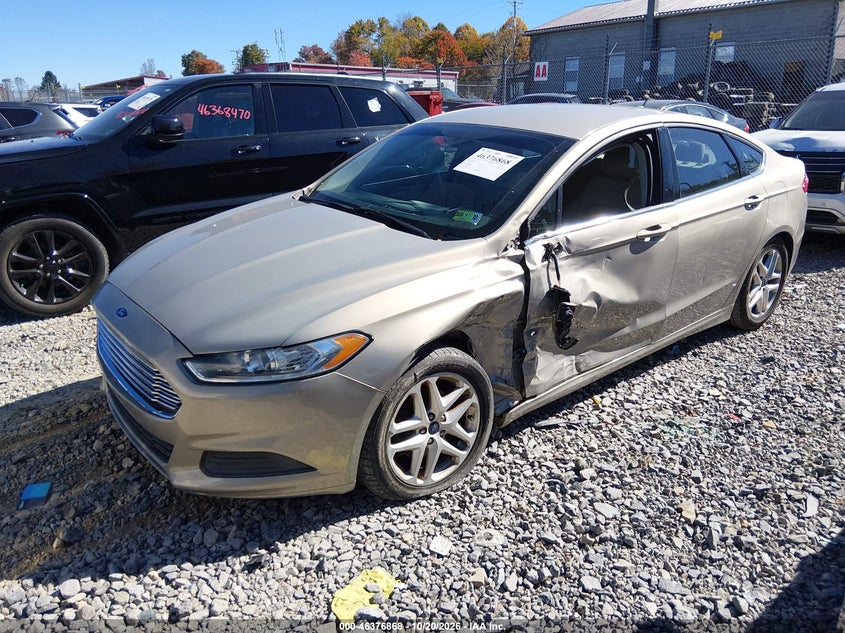 2015 Ford Fusion Se, По кругу, IAAI, VIN 3FA6P0H76FR153567 — фото 2