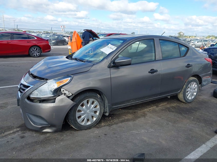 Vin: 3n1cn7ap8gl869027, lot: 46877209, nissan versa 1.6 s+ 20162