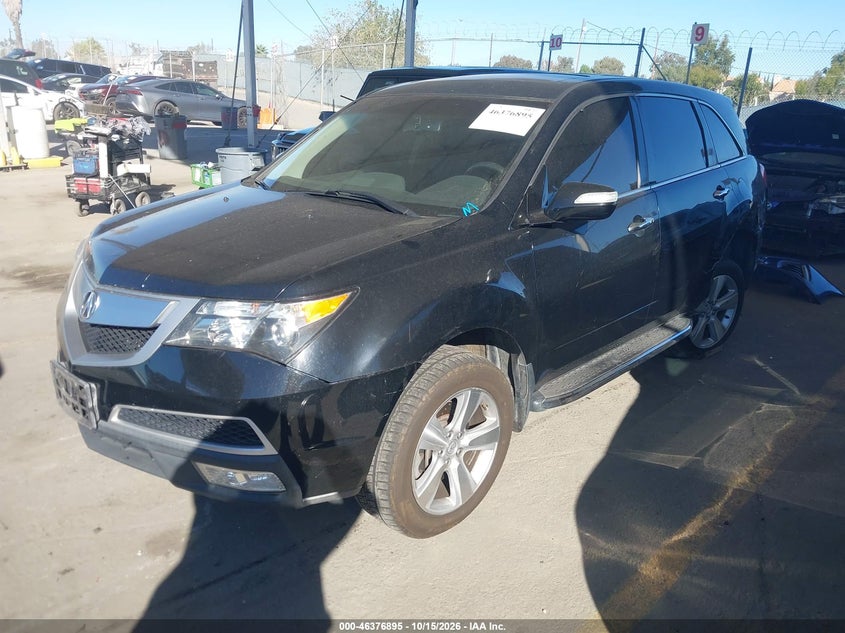 Vin: 2hnyd2h6xah520001, lot: 46877229, acura mdx technology package 20102