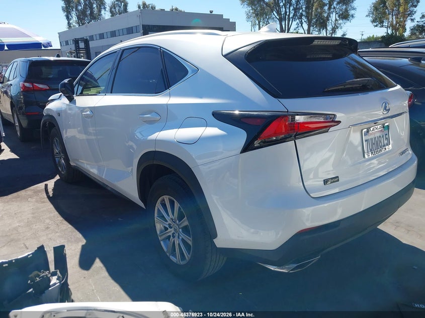Vin: jtjyarbz6g2043849, lot: 46877256, lexus nx 200t 20163