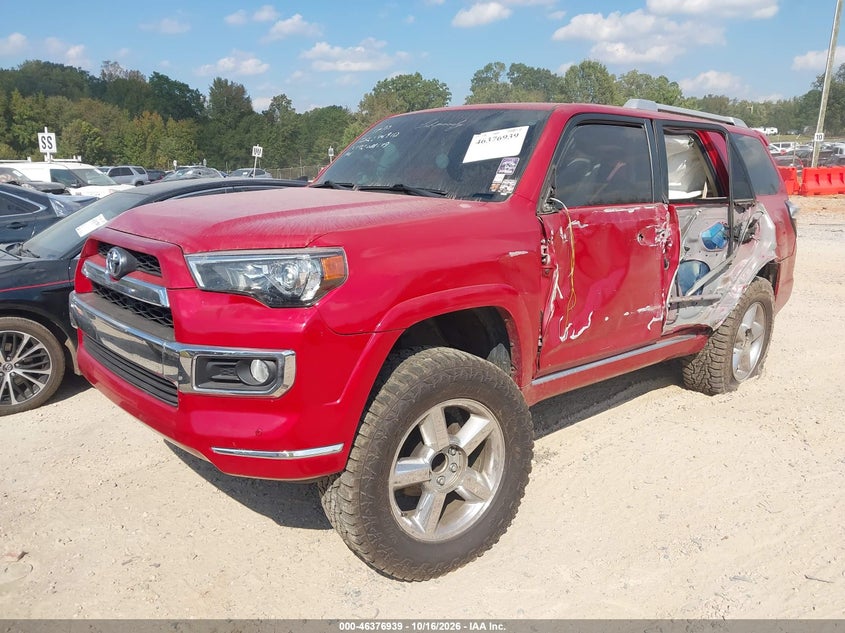 Vin: jtezu5jrxf5088178, lot: 46877272, toyota 4runner limited 20152