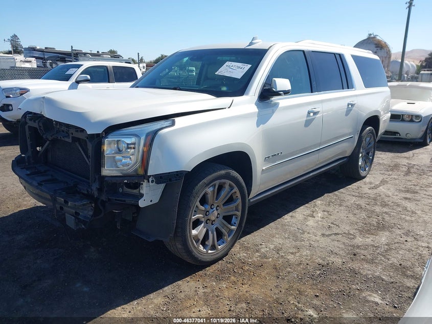 Vin: 1gks2jkj4fr676863, lot: 46877374, gmc yukon xl 1500 denali 20152