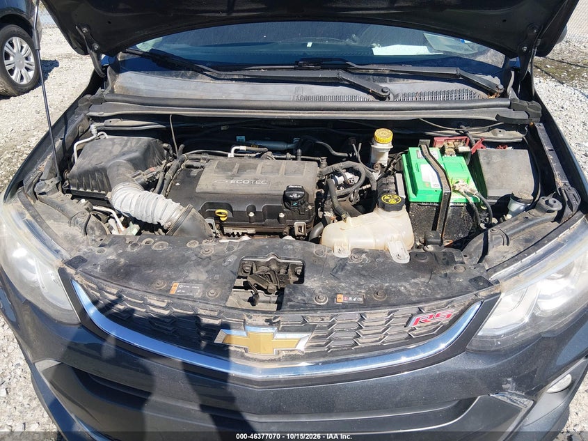 CHEVROLET SONIC 2017 VIN 1G1JE6SB4H4111316