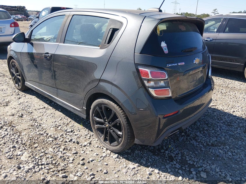 Vin: 1g1je6sb4h4111316, lot: 46877403, chevrolet sonic premier manual 20173