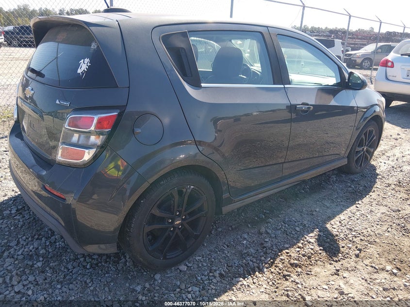 Vin: 1g1je6sb4h4111316, lot: 46877403, chevrolet sonic premier manual 20174