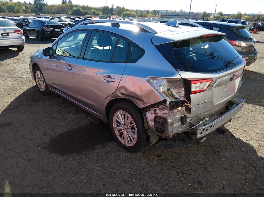 Vin: 4s3gtab67h3707717, lot: 46877420, subaru impreza 2.0i premium 20173