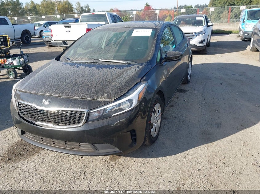 Vin: 3kpfk4a7xhe064217, lot: 46877480, kia forte lx 20172