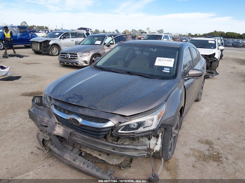 2022 Subaru Legacy Limited, Front End, IAAI, VIN 4S3BWAN69N3005214 — photo 2