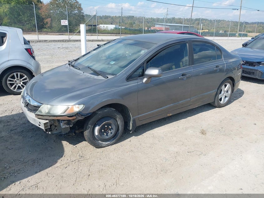 2009 Honda Civic Lx-S, Normal Wear & Tear, IAAI, VIN 19XFA15629E017185 — photo 2