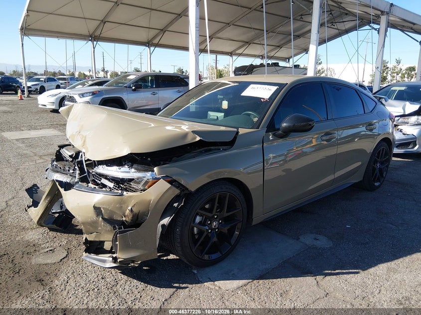 2026 Honda Civic Sport, Front End, IAAI, VIN 19XFL2H86TE022135 — photo 2