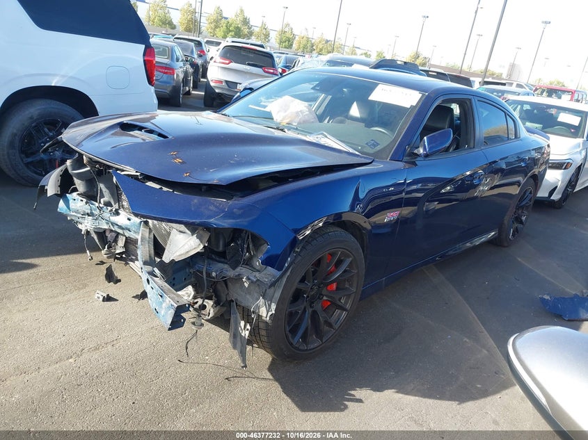 Vin: 2c3cdxej1fh885992, lot: 46877565, dodge charger srt 392 20152
