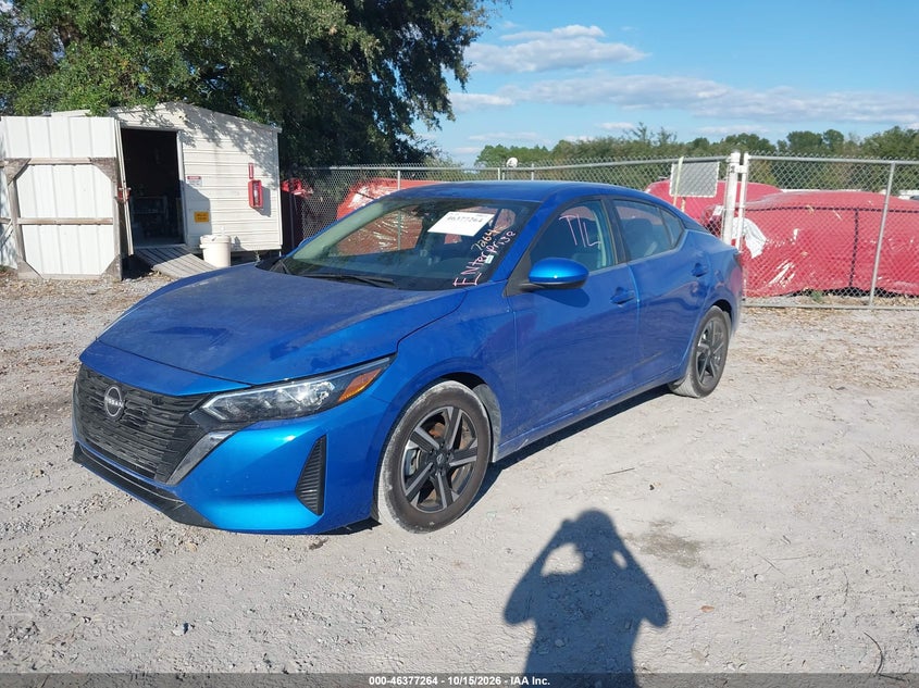 2025 Nissan Sentra Sv, Right Front, IAAI, VIN 3N1AB8CV6SY378999 — photo 2