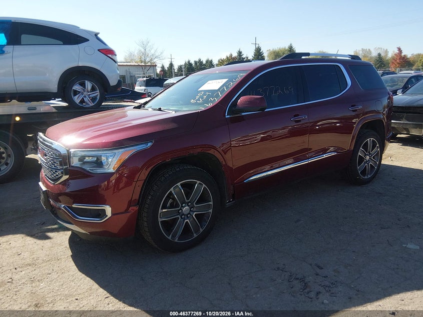 2017 GMC Acadia Denali, Front End, IAAI, VIN 1GKKNXLS1HZ174283 — photo 2