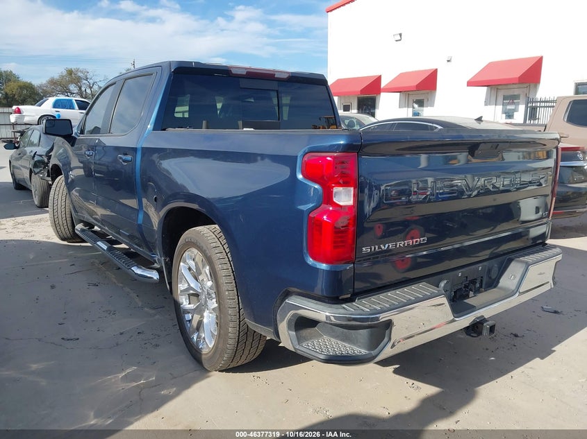 Vin: 1gcpwcedxlz105302, lot: 46877652, chevrolet silverado 1500 2wd  short bed lt 20203