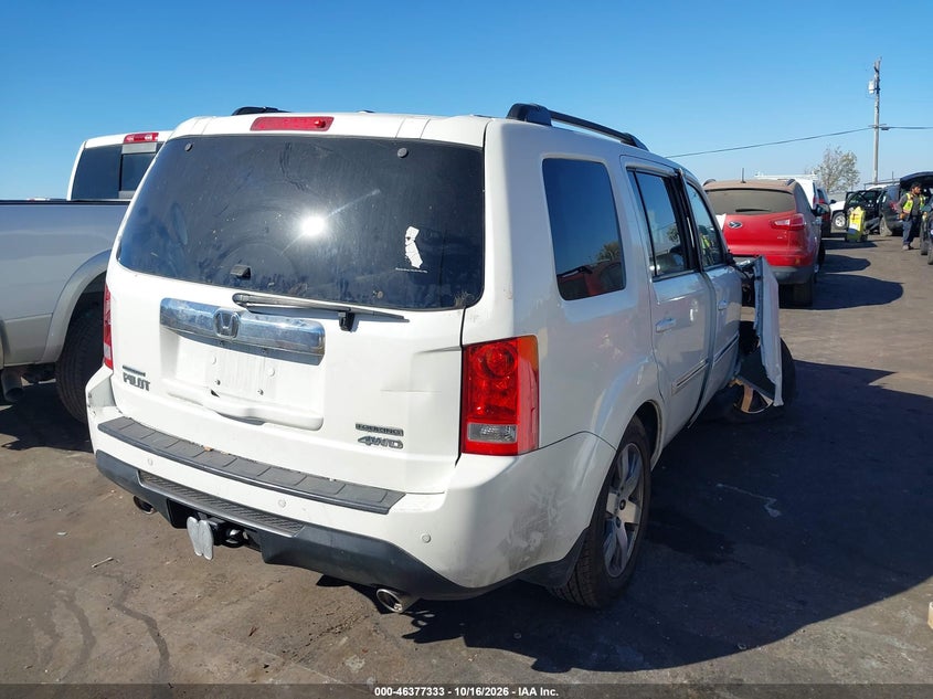 Vin: 5fnyf4h91fb045373, lot: 46877666, honda pilot touring 20154