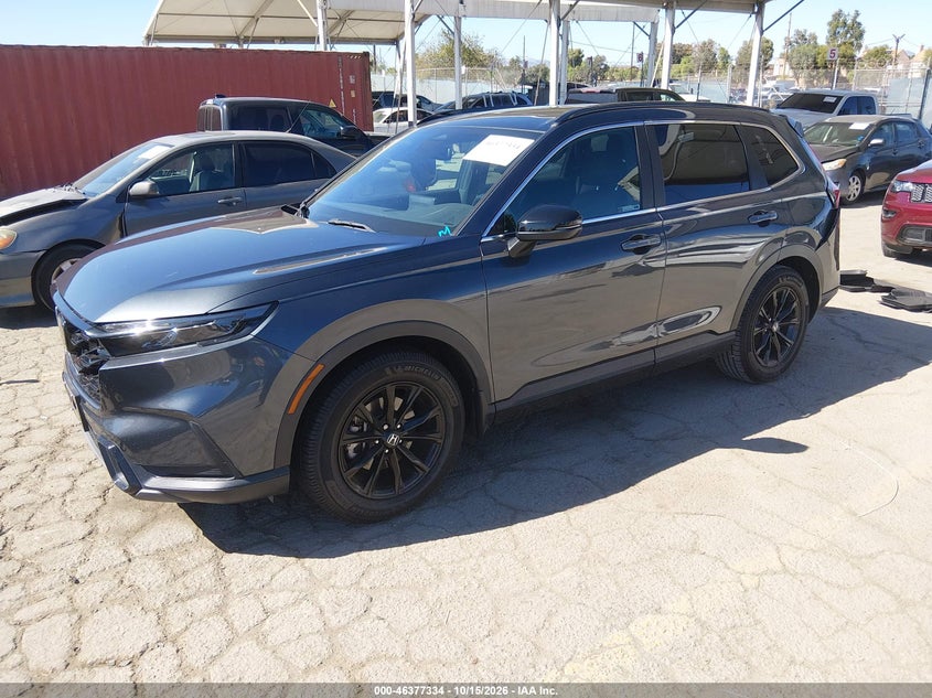 2024 Honda Cr-V Hybrid Sport, Rear, IAAI, VIN 7FARS5H52RE031350 — photo 2