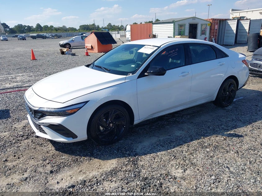 2026 Hyundai Elantra Sel Sport, Engine Damage, IAAI, VIN KMHLM4DG0TU216987 — photo 2