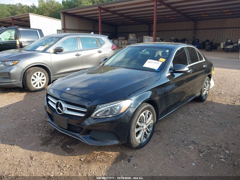 Vin: 55swf4kb6fu025489, lot: 46877704, mercedes-benz c 300 4matic 20152