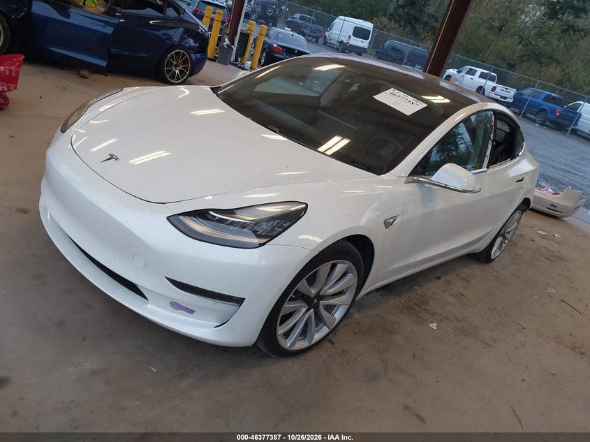Vin: 5yj3e1ea4jf047167, lot: 46877720, tesla model 3 long range/mid range 20182