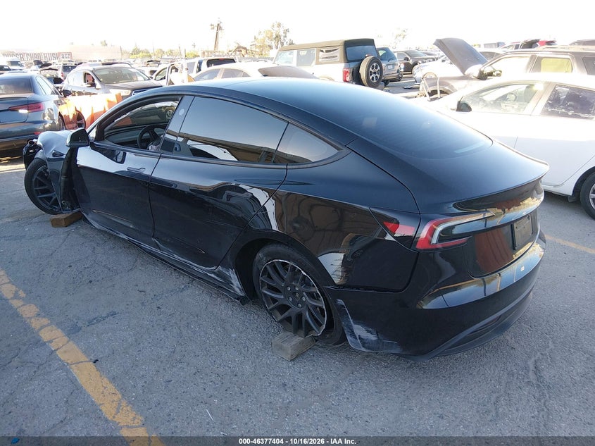 Vin: 5yj3e1ea7tf124360, lot: 46877737, tesla model 3 premium rear-wheel drive/rear-wheel drive 20263