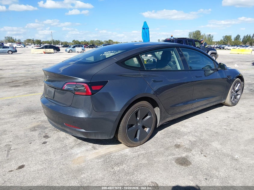 Vin: 5yj3e1ea4pf667848, lot: 46877752, tesla model 3 rear-wheel drive 20234
