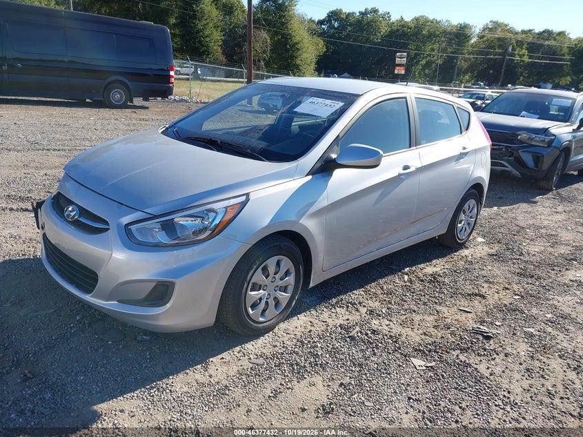 Vin: kmhct5aexhu331633, lot: 46877765, hyundai accent se 20172