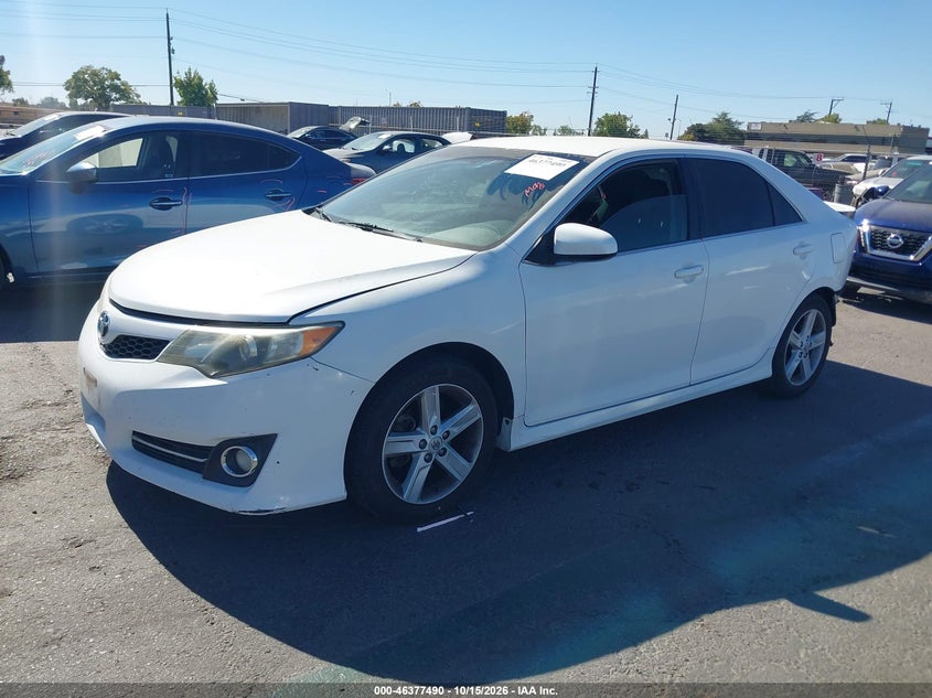 2012 Toyota Camry Se, Удар сзади, IAAI, VIN 4T1BF1FK6CU608796 — фото 2