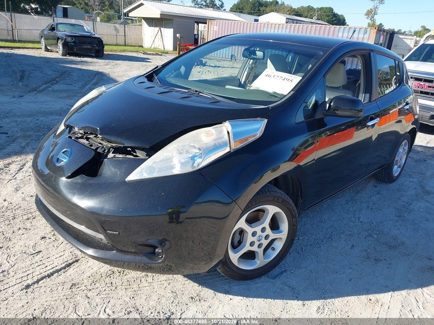 Vin: 1n4az0cp8dc408081, lot: 46877828, nissan leaf sv 20132