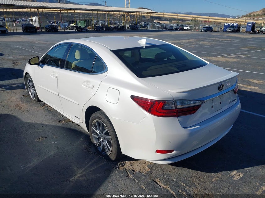 Vin: jthbw1gg5j2194352, lot: 46877901, lexus es 300h 20183