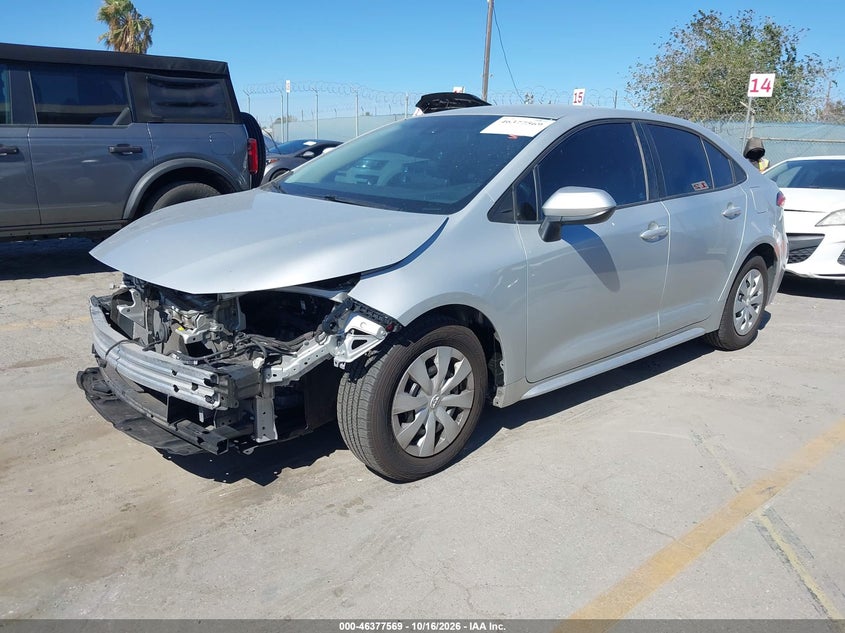 Vin: 5yfdpmae6np292278, lot: 46877902, toyota corolla l 20222