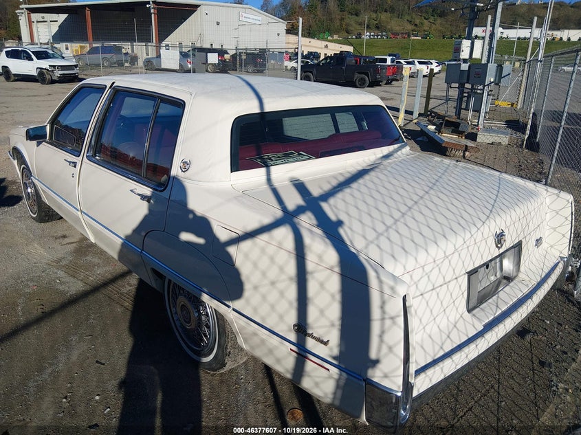 CADILLAC FLEETWOOD 1989 VIN 1G6CB5152K4291338