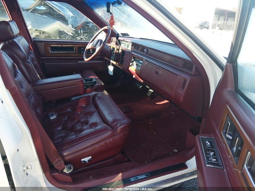 CADILLAC FLEETWOOD 1989 VIN 1G6CB5152K4291338