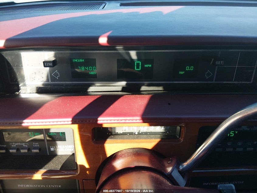 CADILLAC FLEETWOOD 1989 VIN 1G6CB5152K4291338
