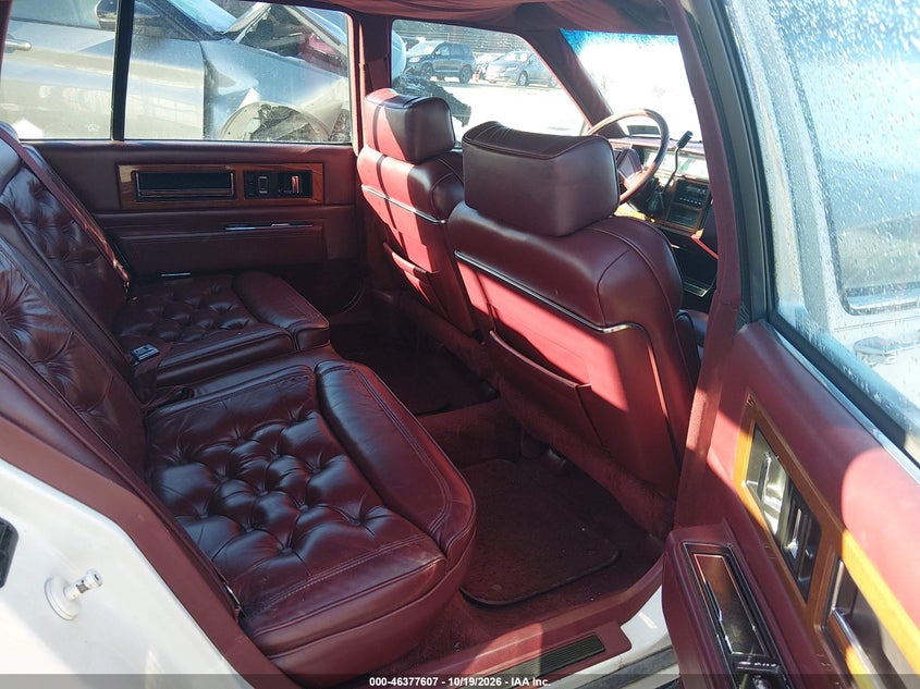 CADILLAC FLEETWOOD 1989 VIN 1G6CB5152K4291338