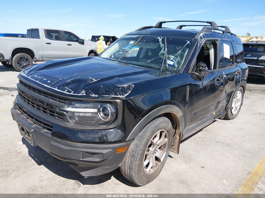 Vin: 3fmcr9a68mrb27168, lot: 46877949, ford bronco sport 20212