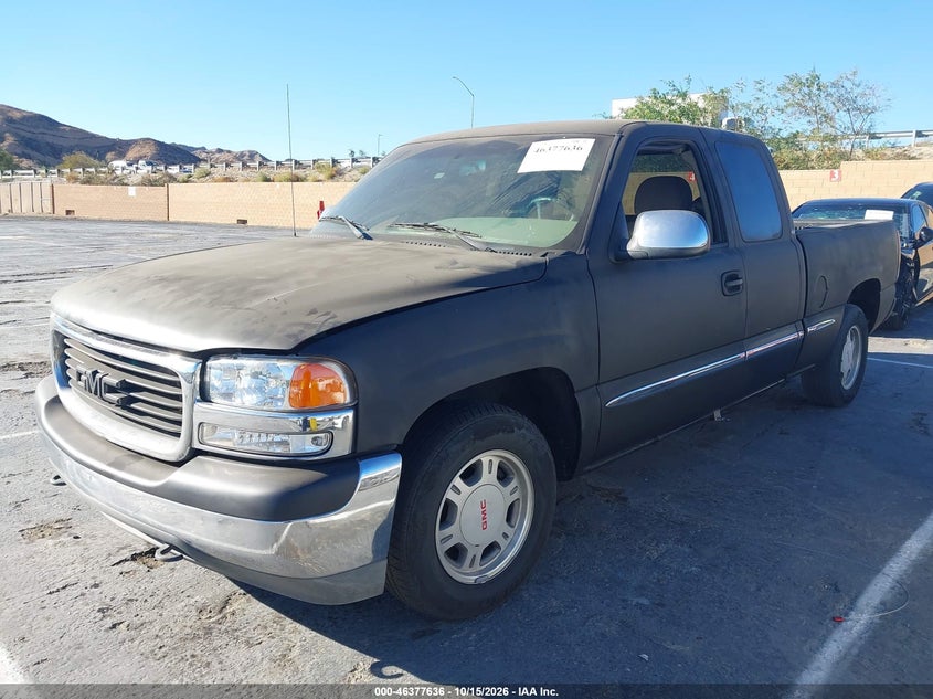 2001 GMC Sierra 1500 Sle, Угон, IAAI, VIN 1GTEC19V71Z123163 — фото 2