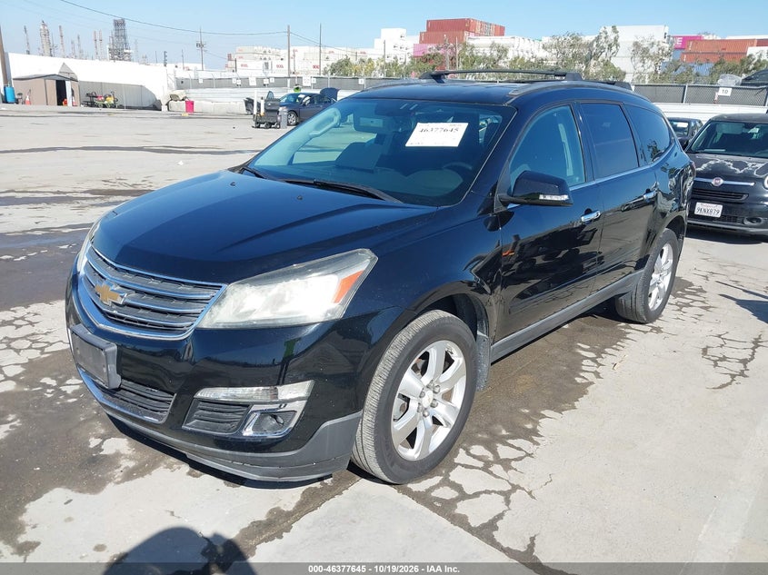 2017 Chevrolet Traverse 1Lt, Right Rear, IAAI, VIN 1GNKRGKD3HJ291243 — photo 2