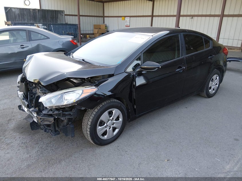 Vin: knafk4a61f5260043, lot: 46877980, kia forte lx 20152