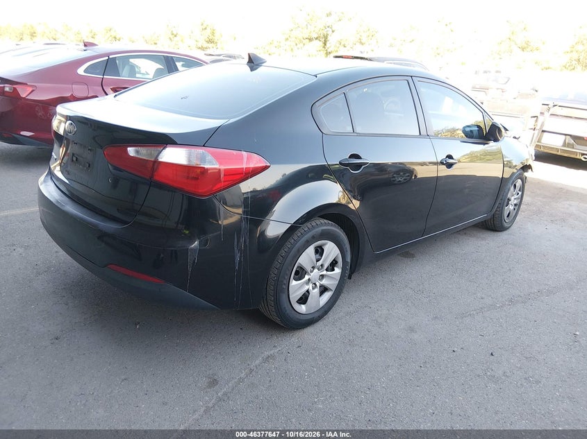 Vin: knafk4a61f5260043, lot: 46877980, kia forte lx 20154