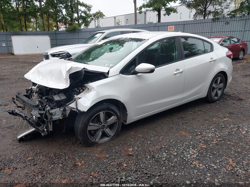 Vin: 3kpfl4a76je239243, lot: 46878092, kia forte lx 20182
