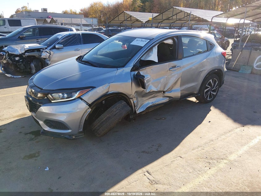 Vin: 3czru6h13lm707682, lot: 46878375, honda hr-v sport 20202