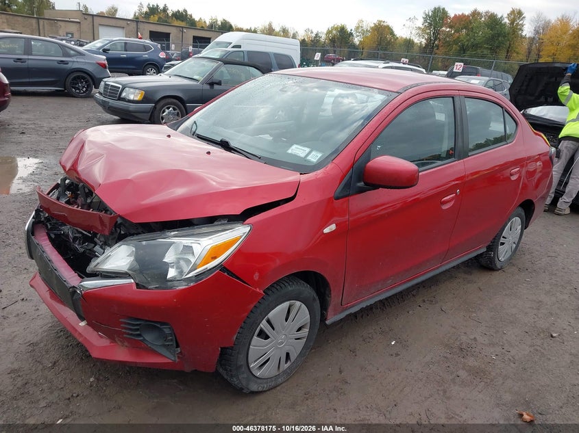 2024 Mitsubishi Mirage G4 Es, Front End, IAAI, VIN ML32FUFJ1RHF01126 — photo 2
