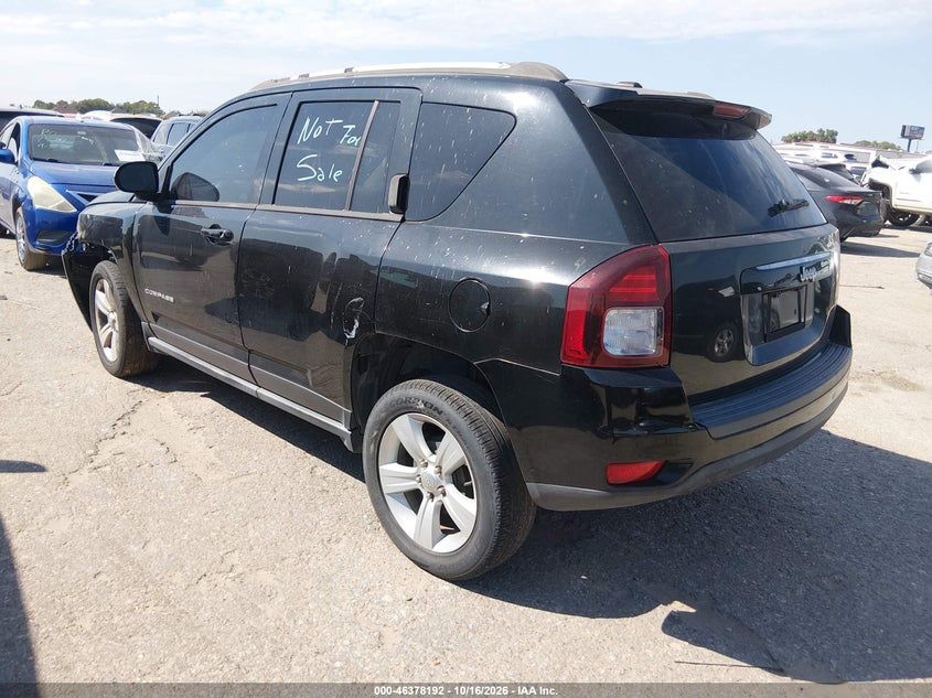 Vin: 1c4njcea5gd614986, lot: 46878538, jeep compass latitude 20163